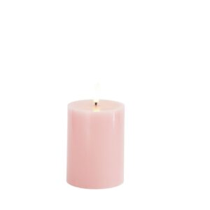 Sille LED bloklys, H10 x Ø7,5 - Light Pink