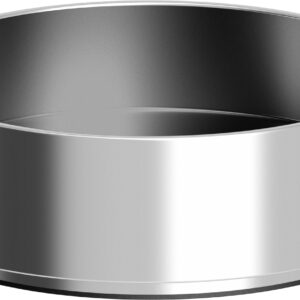 Light Candleholder Pillar, Chrome, 9x3 cm