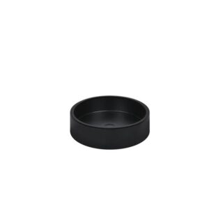 Uyuni pillar bloklysestage mat sort Ø9xH3 cm