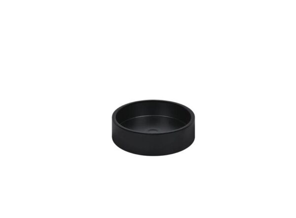 Uyuni pillar bloklysestage mat sort Ø9xH3 cm