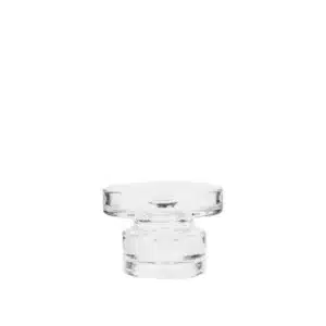 BROSTE COPENHAGEN Petra lysestage - klar glas (H:8)