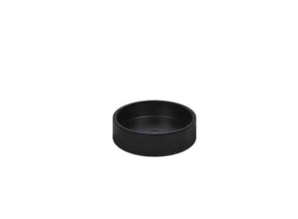 Uyuni pillar bloklysestage mat sort Ø9xH3 cm