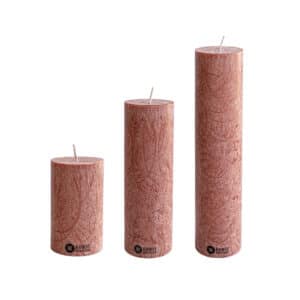 Olivenvoks bloklys, Chestnut - 3 stk.