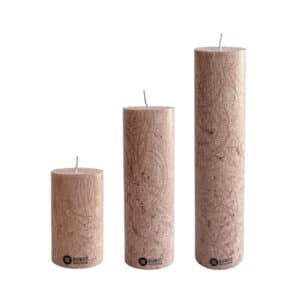 Olivenvoks bloklys, Hazelnut - 3 stk.