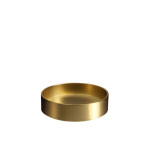Lysestage, Matte Brass - Ø9 cm